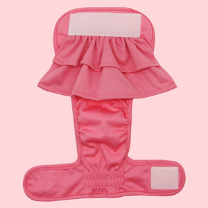 Ropa de mascotas para gatos y perros pequeños, vestido de falda con tirantes de osito Bichon <span class=keywords><strong>Hiromi</strong></span>, bragas menstruales fisiológicas para perros, venta al por mayor - Product Image 6