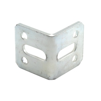 Accessoires d'angle en acier galvanisé à chaud pour mur-rideau, support triangulaire à 90 degrés, taille personnalisée, marque HDF