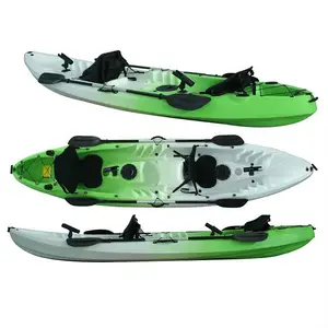 Kayak à pédales personnalisé de tourisme océan kayak modulaire à vendre double kayak pêche 2 personnes