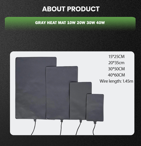 100% Tapis de coussin chauffant à réglage sûr de la température pour petits animaux de compagnie Reptiles et amphibiens - Product Image 2