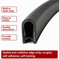 Bande de protection en forme de U, bande décorative universelle pour portes de voiture, bande anti-rayures et résistante à l'usure pour meubles