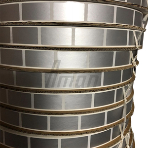 Quantité par plaque 15500 pièces gris clair 23*42mm PET autocollant à gratter pas d'incision sûre pour billet de tombola - Product Image 5