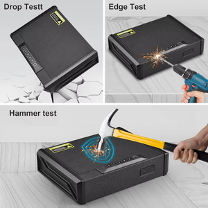 टी 2 सुरक्षा उपकरण बंदूक सुरक्षित बॉक्स छिपा पोर्टेबल हाथ बंदूक सुरक्षित फिंगरप्रिंट बायोमेट्रिक बंदूक सुरक्षित - Product Image 5