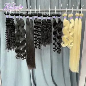 Italian Straight Wave Human Hair 3 Bundles With Closure No Weft Bulk Raw Human Hair Bundles With Closure Wholesale Cheap Prices