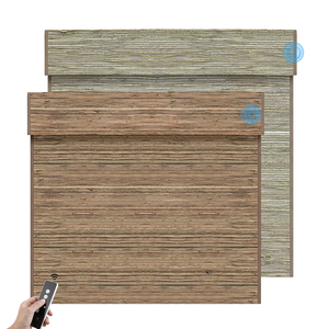 Persianas Romanas Inteligentes Deyi, Motorizadas, Seguras para Niños y Mascotas, de Madera Natural Tejida, Tipo Kenaf - Product Image 1