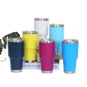 Kerstcadeau 30Oz Tumbler Cup Dubbele Wand Reizen Auto Mok Roestvrij Staal 30Oz Insulated Tuimelaars Koffie Mokken Cups