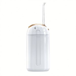 Pakiss Mini Flosser de agua eléctrico portátil con batería impermeable IPX7 de 1200mAh para uso doméstico y hotelero - Product Image 1