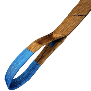 Sangle de levage plate en polyester EN 1492-1 8 tonnes, sangle de levage plate en polyester pour grue - Product Image 4