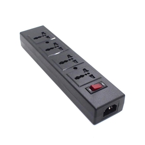 Tira de alimentación PDU con Protector de sobrecarga, 4 tomas de corriente universales con indicador LED de potencia, Protector contra sobretensiones - Product Image 4