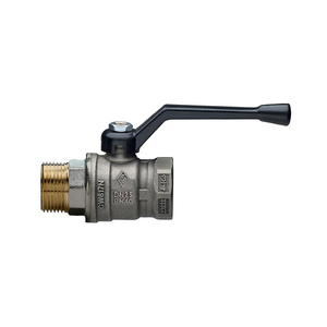 Valvola a sfera 3/4 pollici DN 20 PN 40 con leva a passaggio totale per uso idraulico - Product Image 1