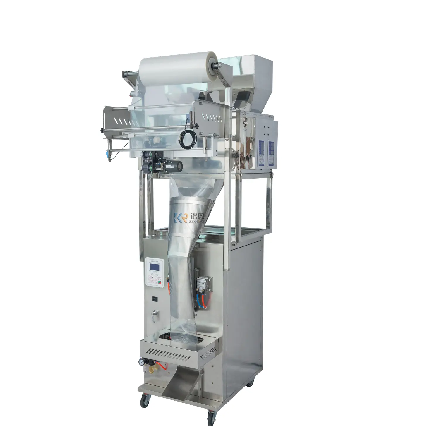 2024 999G Terug Rechte Koffiepoeder Meel Vulling Afdichting Packer Granule Sealer Chili Verpakkingsmachines Afdichting Vul Verpakkingsmachine