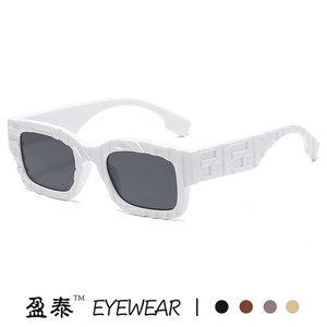 F Brand Square Sunglasses UV400 PC <b>Frame</b> Unisex Fashionable Sun Protection - Product Image 3