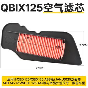 Filtre à air pour Yamaha Qbix125 Janus125 Miom3, filtration de carburant pour scooters à double propulsion, numéro de pièce 2603300064 - Product Image 5