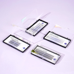 STARSCOLORS Extensiones de Pestañas Pre-fabricadas con Punta de Espiral Estilo Anime y <span class=keywords><strong>Manga</strong></span>, Bandejas de Pestañas Apilables - Product Image 1