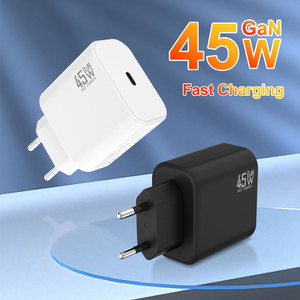Cargador Rápido Tipo-C PD de 45 W Más Vendido, Adaptador de Corriente con Puerto USB-C <span class=keywords><strong>para</strong></span> UE/Reino Unido/Australia/EE. UU., <span class=keywords><strong>para</strong></span> Accesorios Electrónicos Samsung <span class=keywords><strong>OPPO</strong></span> - Product Image 3