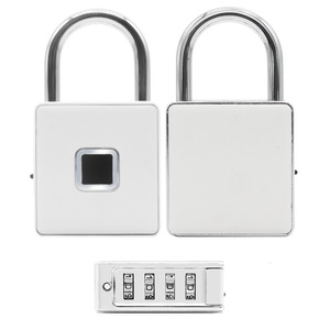 Tuya ứng dụng kiểm soát Keyless Ổ khóa an ninh thông minh vân tay 4 khóa kỹ thuật số cho hộp Túi xe đạp kho làm bằng hợp kim kẽm - Product Image 1