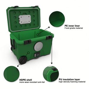 36L Portable Speaker Radio Leakproof Portable <b>Cooler</b> <b>Box</b> for Travel Custom Logo <b>Cooler</b> <b>Box</b> with Wheel - Product Image 4