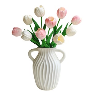 Ramo de Tulipanes Artificiales Qingyu Chronicle, Color Rosa Realista, Decoración para el Hogar, Accesorios para Fiestas al Aire Libre, Fotografía - Product Image 5