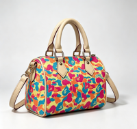 Bolso Tote de Piel Sintética Impermeable con Estampado de Camuflaje para Mujer, con Cierre de Cremallera, Correa de Hombro en Forma de Almohada, Duradero y Portátil
