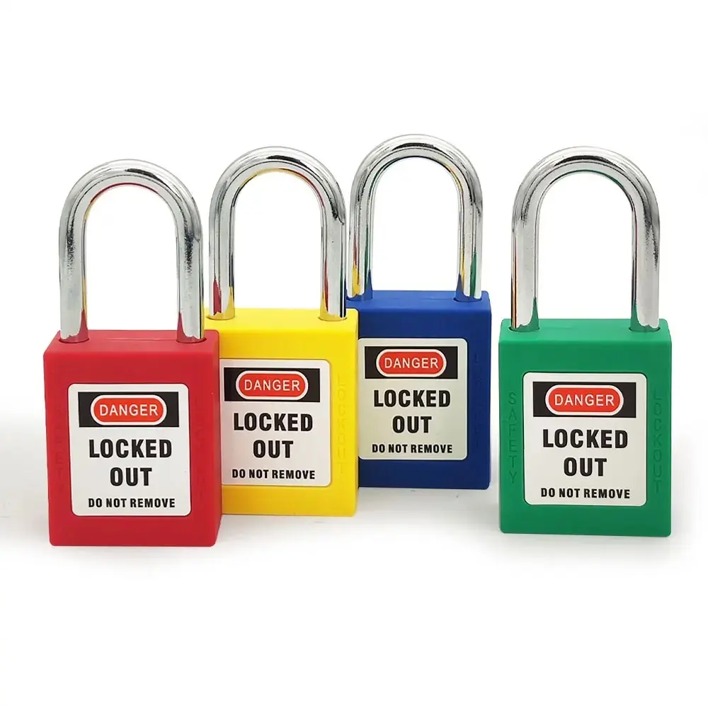 QVAND 38mm osha lato lucchetto di sicurezza lockout tagout serrature master chiavate allo stesso modo lucchetti