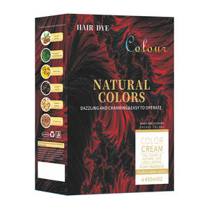 Tinta <span class=keywords><strong>per</strong></span> <span class=keywords><strong>Capelli</strong></span> Personalizzata all'Ingrosso in Confezione Doppia, Tinta Semi-Permanente Marrone-Nera con <span class=keywords><strong>Erbe</strong></span> di Ginseng, Tinta Persistente - Product Image 5