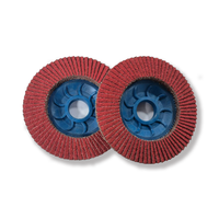 Disque à lamelles en céramique supérieure Disque abrasif à support en plastique Disque lamellaire Meulage en acier inoxydable Roue métallique en acier au carbone