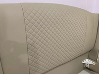 C006 Herstellung Großhandel Hausbett Design modernes King-/Queen-Bett Goldrahmen gepolsterte Betten