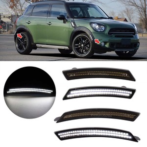 Luces LED Blancas para Parachoques Delantero y Trasero, Luces Laterales de Guardabarros para BMW R55 R56 R57 R58 Coupé Clubman <span class=keywords><strong>Cabrio</strong></span>, Luces Intermitentes - Product Image 4