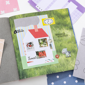 Simno - Papel Decorativo Coreano con Diseño de Puntos y Estrellas en Tonos Pastel para Manualidades, Scrapbooking, Diario Creativo y Decoración DIY - Product Image 5