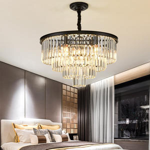 Offre Spéciale restaurant hôtel moderne or gâteau rond forme grand luxe k9 lustre en cristal - Product Image 3