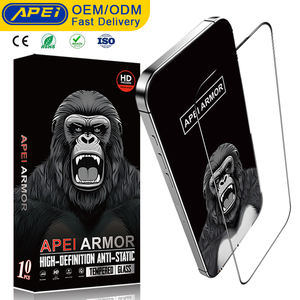 Protector de pantalla templado Popular Anti huella digital OG Glass para iPhone 12 13 14 15 16 17 17 Air 17 Pro Max accesorios de teléfono - Product Image 1