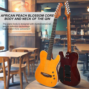 กีตาร์ IRIN Factory R3 ตัวบอดี้ไม้แท้ รุ่นใหม่ แบบไม่มีเสียงสะท้อน พร้อมบลูทูธอัจฉริยะ ซีรีส์อะคูสติก แบบสายถัก 20 เฟรต กีตาร์ไฟฟ้า - Product Image 5