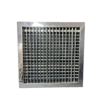 Grille d'air de ventilation en acier inoxydable 304 # de haute qualité grille d'air de déflexion à double couche