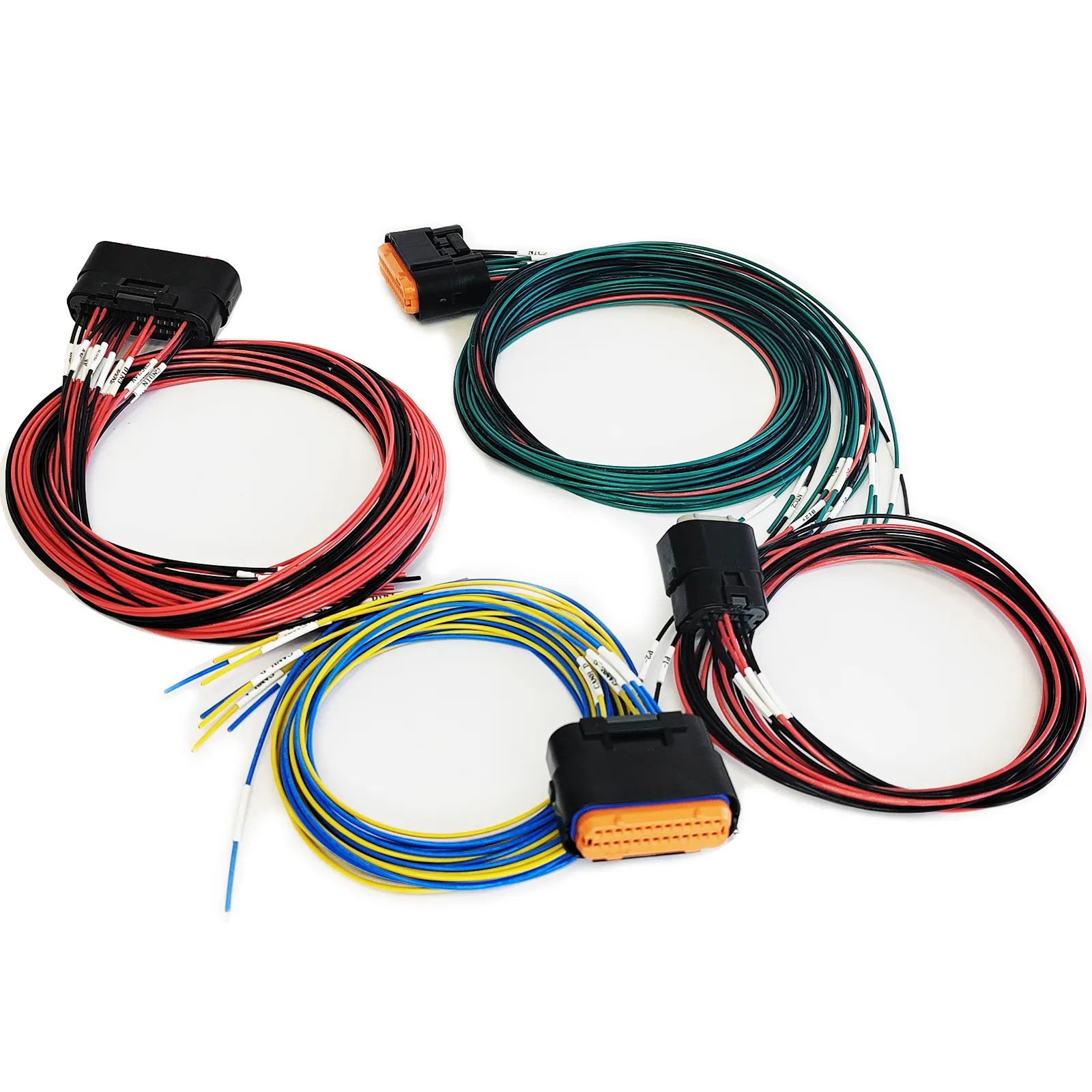 Fil personnalisé en usine 2s 3s 4s 6s 22awg câble 34 voies mâle et femelle Jae Standard Pin Header connecteur de faisceau de voiture automobile