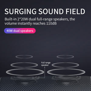 Cyboris S7 không dây BT Loa tăng cường bass loa di động với 24h Thời gian chơi, ứng dụng điều khiển, IPX7 không thấm nước cho cắm trại bên - Product Image 2