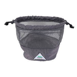 Custom Mesh Ripstop <b>Drawstring</b> <b>Pouch</b> Cosmetic Toiletries Bag OEM Private Label Travel Organizer Gear Stuff Sack - Product Image 5
