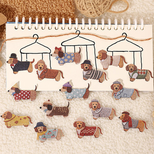 Confezione da 30 Fogli della Serie Wangmiao Wardrobe, Adesivi Rigidi in Finta Pelliccia <span class=keywords><strong>per</strong></span> Decorazione Bullet Journal - Product Image 1