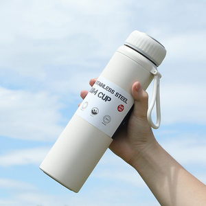 Termo de acero inoxidable de doble pared con logotipo personalizado, botella de agua aislada con taza, gran capacidad, <span class=keywords><strong>1000ml</strong></span>, venta al por mayor - Product Image 4