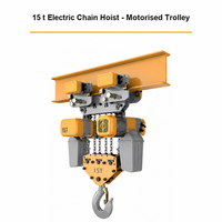 Palans électriques à chaîne G80 ultra-plats de 10 à 15 tonnes pour levage en atelier