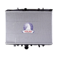 Radiateurs de voiture en aluminium en gros pour Citroën C5 I / Peugeot 406 407, réservoir de radiateur en plastique 63705A 133063 1330A0 1330R1 96326044