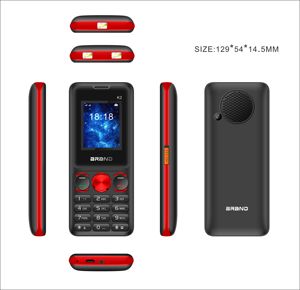 Telefone Mini Bar Mais Barato com Tela de 1,77 polegadas, Celulares Móveis 2G GSM Dual SIM, Design Similar ao Tecno e <span class=keywords><strong>Itel</strong></span>, Telefone SOS para Idosos - Product Image 2