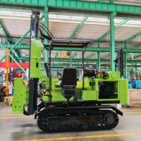 Pile driver hydraulique sur chenilles solaires TEZHONG TZ536 |   Foreuse rotative à vis de 91 kW à couple élevé, personnalisable, certifiée CE ISO9001