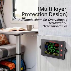 Peacefair PZEM-041 8-100V 50-500A <b>Battery</b> Coulometer Professional <b>Battery</b> <b>Tester</b> Monitor <b>Battery</b> Capacity Indicator Display - Product Image 3