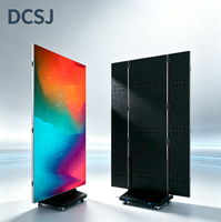 Pantalla LED Plegable Impermeable GOB P1.2 P1.5 P1.8 P2.5, Banner Digital Interior Plug & Play para Tiendas