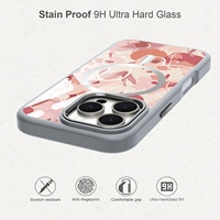 Nouvelle coque de téléphone premium, fabrication en verre trempé, protection contre les chocs, coque personnalisée avec impression pour iPhone 16 Pro Max, coque de téléphone portable