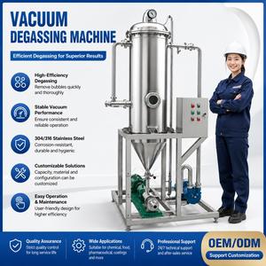 Stainless Steel Beverage Milk Degassing Tank Juice Vacuum Deaerator Machine - Product Image 1
