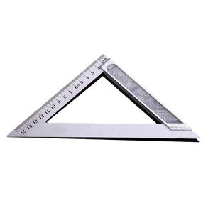 Aluminum Alloy Set Squares 15 20 26 Cm Steel Rulers For Woodworking Construction Measurement Tools - Product Image 3