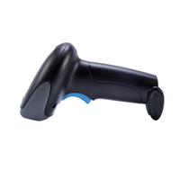 Lector de Códigos de Barras Inalámbrico USB 1D 2D, Escáner de Códigos de Barras Portátil para Supermercados, Bibliotecas y Tiendas