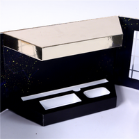 Boîte cadeau polygonale magnétique à double porte pour papier de maison