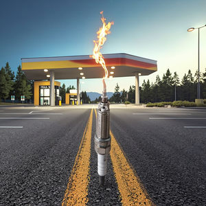 Nouvelle bougie d'allumage automobile à <span class=keywords><strong>3</strong></span> broches à essence RFC58LZ3EX 0911007299/A58 pour voitures Citroën 2006-2020 - Product Image 1